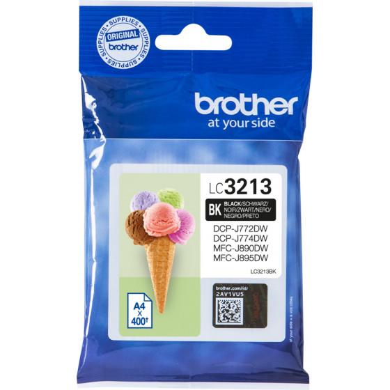 Brother ������ Inkjet LC-3213BK Black - (LC3213BK)