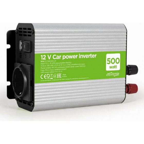 Energenie Car Power Inverter 12V 500W - (EG-PWC500-01)