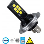 GloboStar ����� ����������� H7 2nd Generation Can-Bus Series LED 12 SMD 3030 8W 1200lm 360� DC 12V IP20 ����� ����� 6000K - (81447)