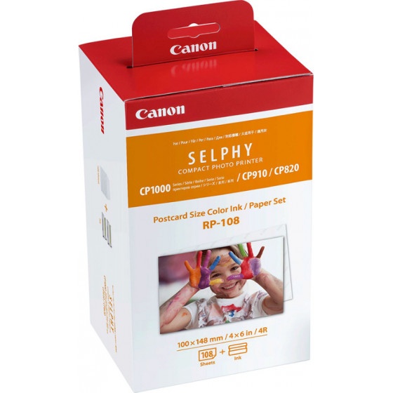Canon ������ Inkjet RP-108 TRI-COLOUR + PHOTO PAPER - (8568B001)