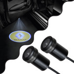 GloboStar RENAULT Ghost Car Brand Logo Projector - ������������ �������� ������ ����������� LED CREE XHP35 3W 240lm 120� DC 12V IP20 ����� ����� 6000K - (81622)