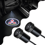 GloboStar MITSUBISHI Ghost Car Brand Logo Projector - ������������ �������� ������ ����������� LED CREE XHP35 3W 240lm 120� DC 12V IP20 ����� ����� 6000K - (81615)