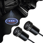 GloboStar AUDI Ghost Car Brand Logo Projector - ������������ �������� ������ ����������� LED CREE XHP35 3W 240lm 120� DC 12V IP20 ����� ����� 6000K - (81602)