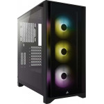 Corsair iCUE 4000X RGB Tempered Glass Mid-Tower ATX Case - Black - (CC-9011204-WW)