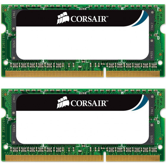 Corsair Memory - 16GB (2 x 8GB) DDR3 SODIMM Memory - (CMSO16GX3M2A1333C9)