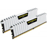 Corsair VENGEANCE(R) LPX 16GB (2 x 8GB) DDR4 DRAM 3000MHz C15 Memory Kit - White - (CMK16GX4M2B3000C15W)
