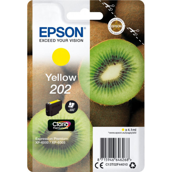 Epson ������ Inkjet 202 Yellow - (C13T02F44010)