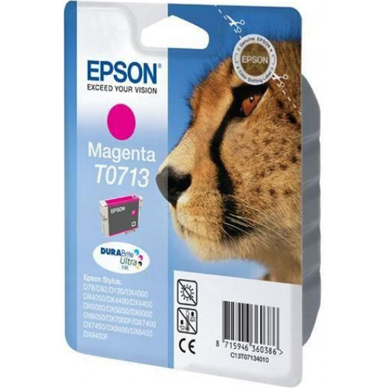 Epson ������ Inkjet T0713 Magenta - (C13T07134012)
