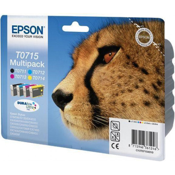 Epson ������ Inkjet T0715 Multipack - (C13T07154012)