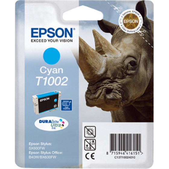 Epson ������ Inkjet T1002 Cyan - (C13T10024010)