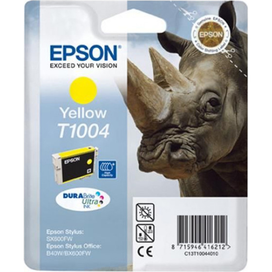Epson ������ Inkjet T1004 Yellow - (C13T10044010)