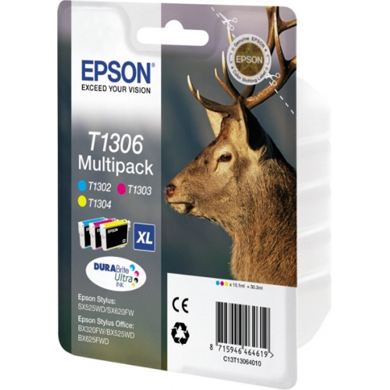 Epson ������ Inkjet T1306 XL Multipack - (C13T13064012)