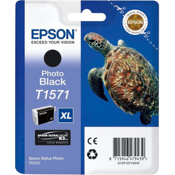 Epson ������ Inkjet T1571 XL Photo Black (T15714010) - (C13T15714010)