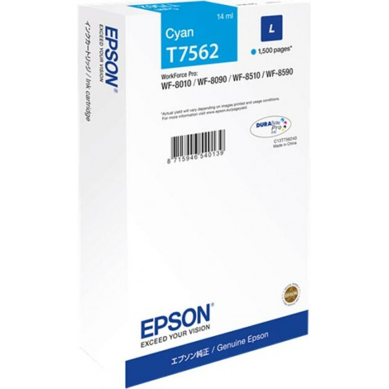 Epson ������ Inkjet T7562 Cyan - (C13T756240)