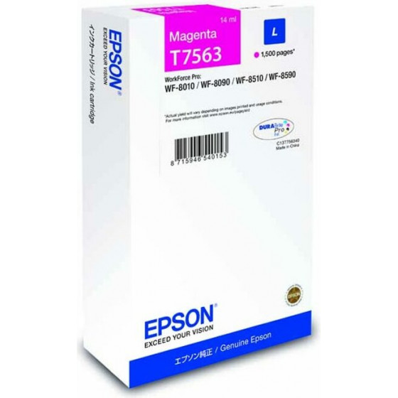 Epson ������ Inkjet T7563 Magenta - (C13T756340)