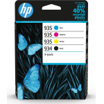 HP ������ Inkjet 934/935 4-Pack Black/CMY - (6ZC72AE)
