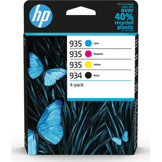 HP ������ Inkjet 934/935 4-Pack Black/CMY - (6ZC72AE)