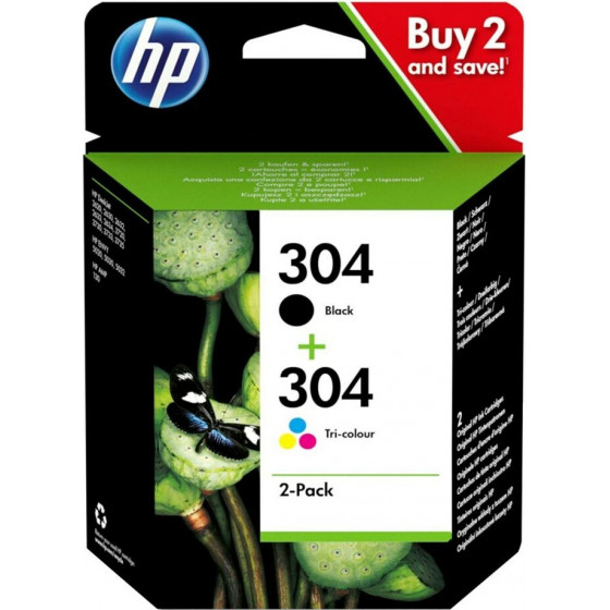 HP ������ Inkjet No.304 2-Pack - (3JB05AE)
