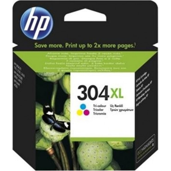 HP ������ Inkjet No.304XL Tri-colour - (N9K07AE)