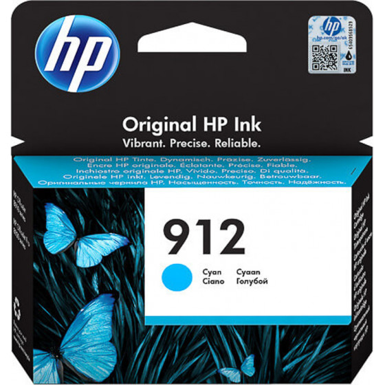 HP ������ Inkjet No.912 Cyan - (3YL77AE)