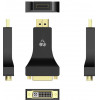 Powertech ���������� DisplayPort �� DVI passive 1080p ������ - (CAB-DP062)