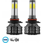 GloboStar H10 K9 Line KIT ������� �������� ����������� & �������� 3rd Generation Can-Bus Series LED CREE CXB COB 100W 14000lm DC 9-32V ��������� IP66 ����� ����� 6000K - (82046)