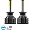 GloboStar H3 K9 Line KIT ������� �������� ����������� & �������� 3rd Generation Can-Bus Series LED CREE CXB COB 100W 14000lm DC 9-32V ��������� IP66 ����� ����� 6000K - (82041)