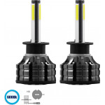 GloboStar H3 K9 Line KIT ������� �������� ����������� & �������� 3rd Generation Can-Bus Series LED CREE CXB COB 100W 14000lm DC 9-32V ��������� IP66 ����� ����� 6000K - (82041)