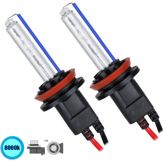 GloboStar H9 ��� 2 x ������ ������� �������� ����������� & ������������ Xenon HID 70W 6400lm IP20 ����� ����� 8000K - (84016)