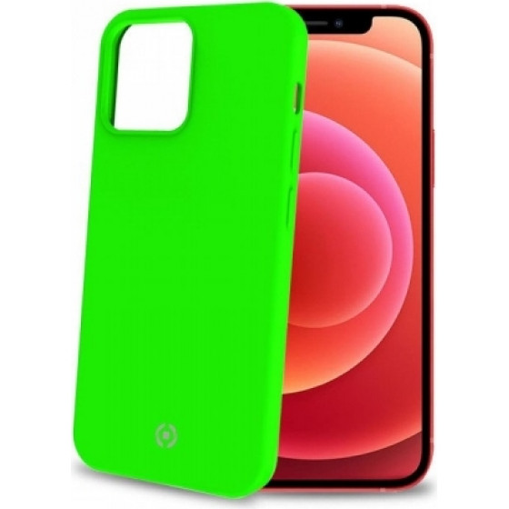 Celly Cromo Fluo Iphone 13 Mini Green Backcover - (CROMO1006GNF)