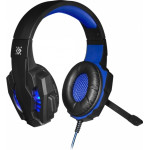 Defender Warhead G-930 Led Stereo Headphones 1.8m Black Blue - (64039)
