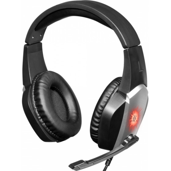 Defender X-skull Stereo Headphones 2.1m Black Grey - (64585)