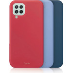 Fonex Rainbow 3 Pack Tpu Case 0.6mm Samsung A22 5g Light Blue, Red, Blue Backcover - (RBW1567C)