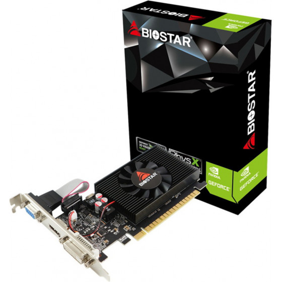 Biostar VGA GeForce GT710 DDR3 2GB 64bit - (VN7103THX6-TBCRL-BS2)