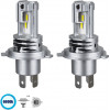 GloboStar H4 Extreme Line KIT ������� �������� ����������� & ������������ 3rd Generation Can-Bus Extreme Series LED CREE CXB COB 60W 6400lm DC 9-32V ��������� IP67 ����� ����� 6000K - (81665)