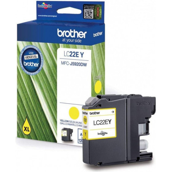 Brother ������ Yellow - (LC22EY)