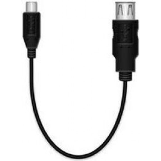 MediaRange USB On-The-Go adaptor cable Micro USB 2.0 plug/USB 2.0 socket 20CM Black - (MRCS168)