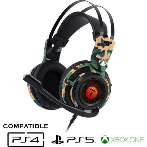 Twodots Ps5 Tornado Pro Headset Camo - (TDGT0091C)