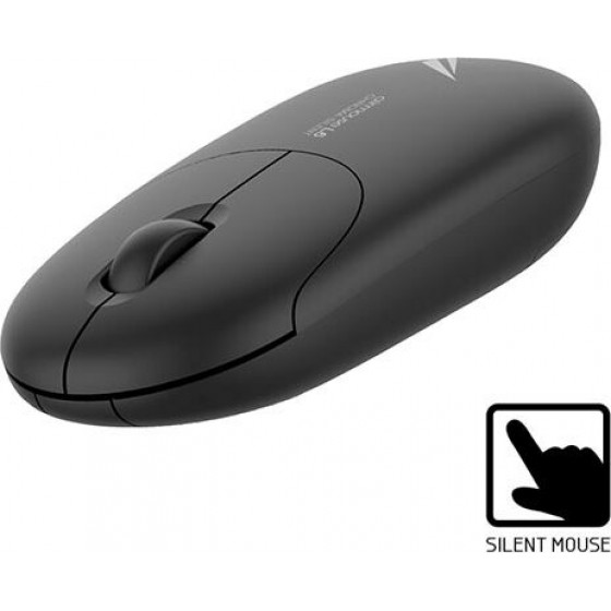 Alcatroz Silent Rechargeable Airmouse L6 Chroma Black - (AML6SBK)