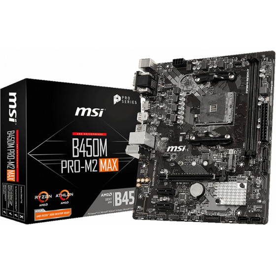 MSI B450M PRO-M2 MAX (AM4) (7B84-024R) - (7B84-017R)