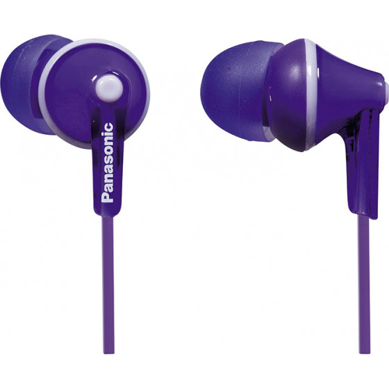 Panasonic RP-HJE125 Purple Headphones - (RPHJE125EV)