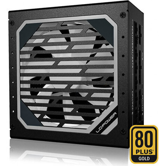 LC-POWER PSU ATX FULLY MODULAR V2.31 80 PLUS GOLD 120MM FAN 850W - (LC6850M)