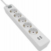 PHILIPS ��������� 5 ������ �� 2 USB Type-A 2.4 A - (SPN3052W/GRS)