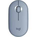 Logitech Pebble M350 Wireless Mouse - Blue Grey - (910-005719)