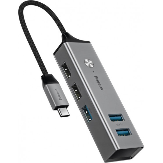Baseus USB Type-C hub 3x USB 3.0 2x USB 2.0 5Gbps ���� - (CAHUB-D0G)