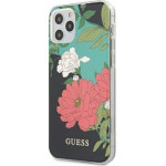 Guess Faceplate Case Flower N1 Iphone 12 Pro Max Black Backcover - (GUHCP12LIMLFL1)
