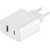 Xiaomi Mi Travel Charger 33W 2 Ports Type A+Type C White - (BHR4996GL)