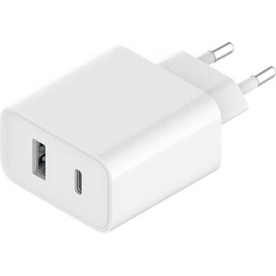 Xiaomi Mi Travel Charger 33W 2 Ports Type A+Type C White - (BHR4996GL)
