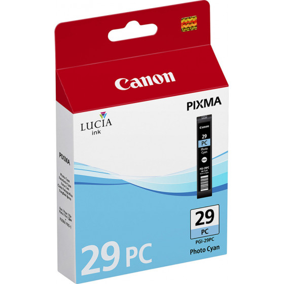 Canon ������ Inkjet PGI-29PC Photo Cyan - (4876B001)