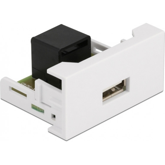 DeLock module USB �� RJ45 Easy 45 22.5x45mm ����� - (81344)